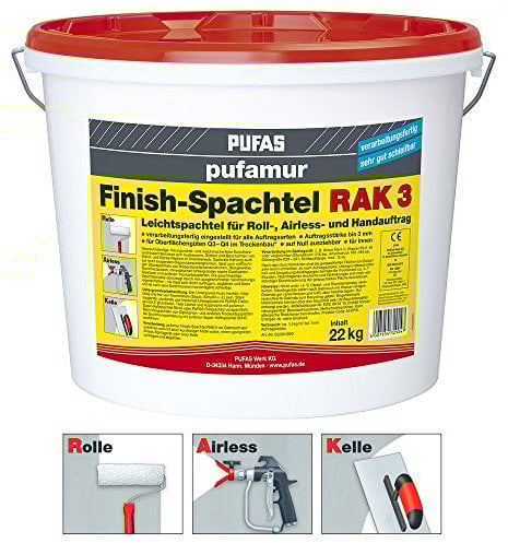 Pufas pufamur Finish-Spachtel RAK 3-22kg
