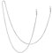 Jmkcoz Edelstahl Brillenketten Brillenhalter Kette Gläser Schnüre Strap Silber Brille Halskette Kette 80cm
