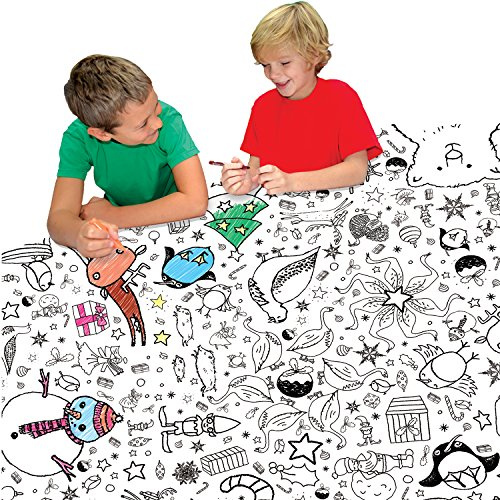 Eggnogg Christmas Colour-In Tablecloth