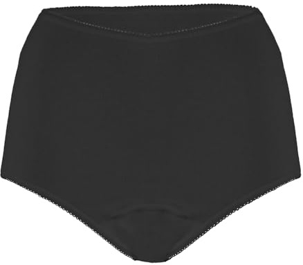 Ladies Black Incontinence Briefs M