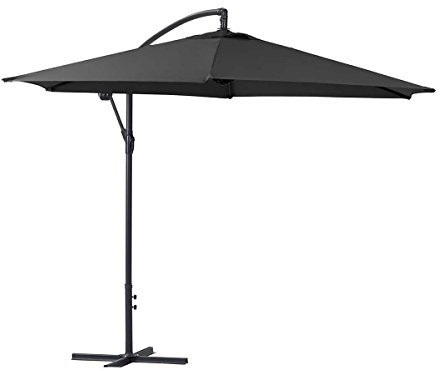 Habitat et Jardin Parasol déporté Ilios - Noir