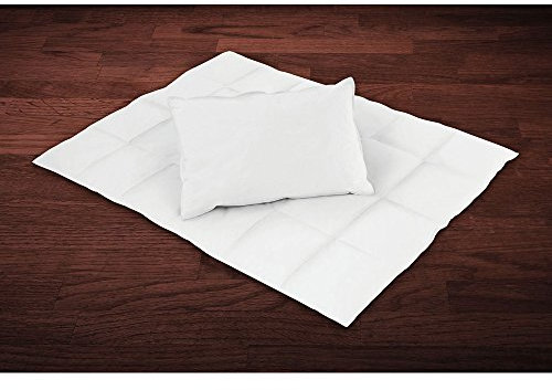 Badenia Irisette Kinder Daunen-Set, Baumwolle, weiß, 100 x 135 x 5 cm, 2-Einheiten