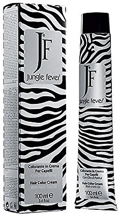 Jungle Fever Hair Color Cream Permanent Creme Haar Farbe Coloration 100ml - 02 Darkest Brown/Dunkelbraun