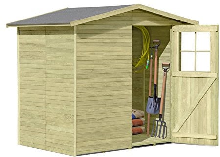 Gartenpirat Gerätehaus aus Holz Modell Frankfurt 180 x 145 cm