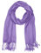 Falari, Pashmina-Schal, Damen, weich, einfarbig, für Hochzeiten, Brautjungfer, Geschenke und Abendkleid - Violett - Einheitsgröße