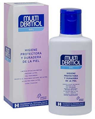 Multidermol Gel - Higiene protectora y duradera de la piel - pH neutro, respeta el equilibrio natural de la piel - 150 ml