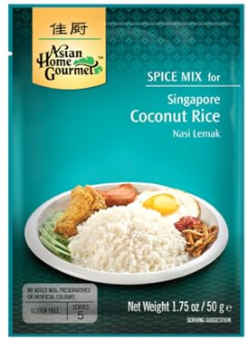 Asian Home Gourmet Singapur Kokosreis (Nasi Lemak) 50 g
