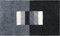 Erwin Müller Badematte Korfu, Badteppich rutschhemmend grau Größe 60x100 cm - für Fußbodenheizung geeignet, flauschig weich (weitere Farben, Größen)