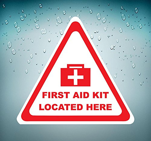 Self-Adhesive Sticker Car Plane Aviation Airport First Aid Triangle