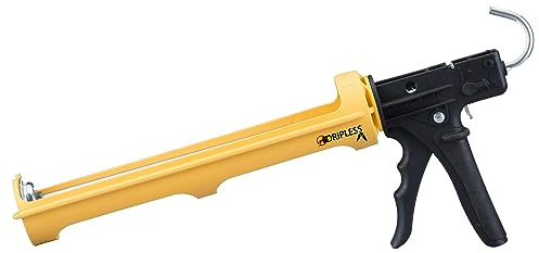 Dripless ETS5000 Industrial Grade Heavy Duty Caulking Gun, 1/4-gal. Cartridge Capacity, 18:1 Thrust Ratio
