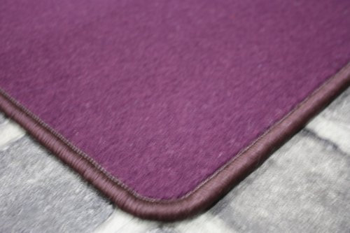 Velour Teppichboden Play Lila (17) Auslegeware (ungekettelt), Grösse: 195 x 400cm