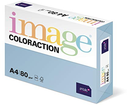 Image Coloraction Pale ICY Blue (Iceberg) A4 210x297mm 100gm2 fsc4 500sh/RM 4rm/BX