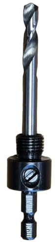 Hole Saw A1 Arbor 14-30mm 1/4 Hex Drive, Hole Saw Drill Bit, Screw Thread Hex Shank Arbor, High-Speed Steel Pilot Drill - Quick Release Mandrel
