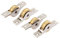 sourcing map 4pcs roulette porte coulissante verre poulie Fenêtre roue 26mm Galet simple