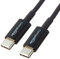 Amazon Basics Cavo di ricarica rapida da USB-C a USB-C 2.0, velocità 480 Mbps, certificato USB-IF, per Apple iPhone 16/15, iPad, Samsung Galaxy, tablet, laptop, 1.8 m, nero
