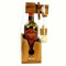 Logica Jeux Art. Non pour Alcooliques - Casse-Tête Porte Bouteille en Bois Précieux - Difficulté Difficile 3/6 - Collection Leonardo da Vinci