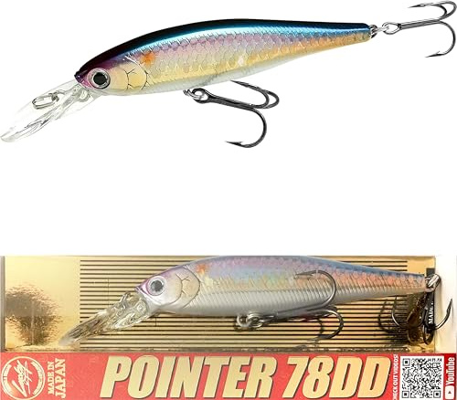 LUCKY CRAFT Pointer 78DD ~Deep Diver~ (270 MS American Shad) - Fishing Hook - 1 Stück