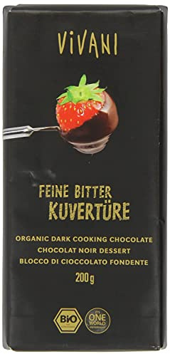 Vivani Fine Dark Cooking Chocolate Bar 200 g