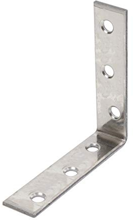 Alberts 361129 Stuhlwinkel | Edelstahl | 60 x 60 x 16 mm