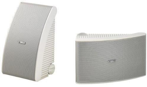 Yamaha NS-AWS592WH 150 Watt 6.5 Inch Cone Indoor/Outdoor All-Weather Speakers (1 Pair, White)