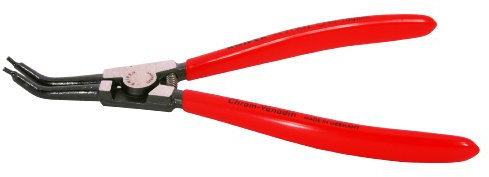 KNIPEX Tools - Circlip Pliers, External, 90 Degree Angled, Forged Tip, 1 37/64-3 15/16 Shaft Dia. (4631A32SBA)