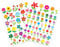 Gommettes fleurs, 1 à 4,5 cm x 87 pcs
