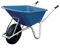 Big Mucker 100 Litre Plastic Wheelbarrow | Heavy Duty Garden & Farm Wheelbarrow with Pneumatic Wheel, Steel Frame, and Comfortable Handles for Stable, DIY, and Agricultural Use | Blue