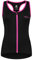 Rogelli Abbey Radtrikot Damen - Armellosen Fahrradtrikot - Schwarz/Rosa - Größe 2XL