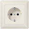 Jung 1520 N Schuko Steckdose 16 A 250 V ohne Befestigungskrallen Serie AS 500 weiß
