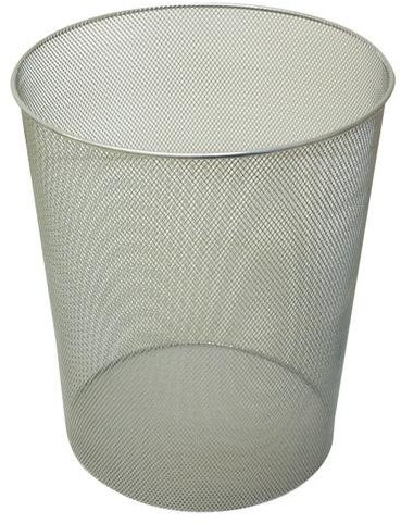 POESSA 200B121 - Papelera Metálica C Plata D 29,5X3