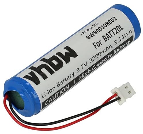 vhbw 1x Akku kompatibel mit Midland ER200, ER300 digital Radio (2200 mAh, 3,7 V, Li-Ion) - Ersatz für BATT20L
