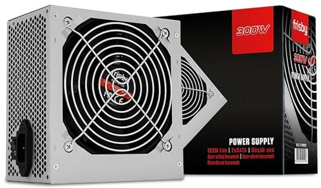Frisby FR-PW30C12 300W ATX Gris Unidad de - Fuente de alimentación (300 W, 200-240, 12V,+3.3V,+5V,+5Vsb,12V,5V, 12 A, 14 A, 16 A)