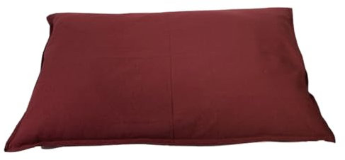 Lex & Max 920/352/12 Tivoli Hundekissen, 100 x 70 cm, dunkel/rot