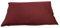 Lex & Max 920/352/12 Tivoli Hundekissen, 100 x 70 cm, dunkel/rot