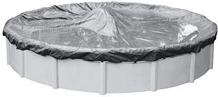 Robelle 3312-4 Pool Cover for Winter, Platinum, 12 ft Above Ground Pools
