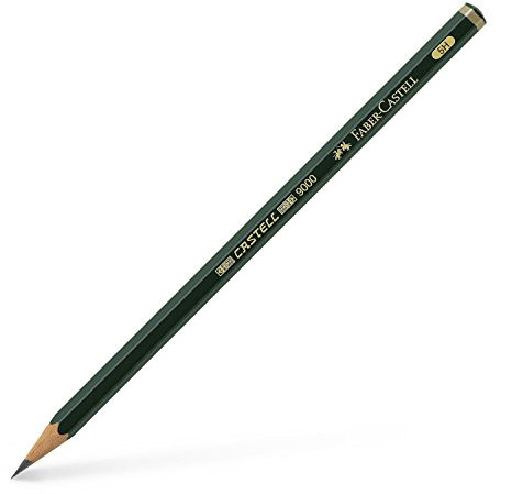 FABER-CASTELL 119015 - Bleistift Castell 9000, Härtegrad 5H