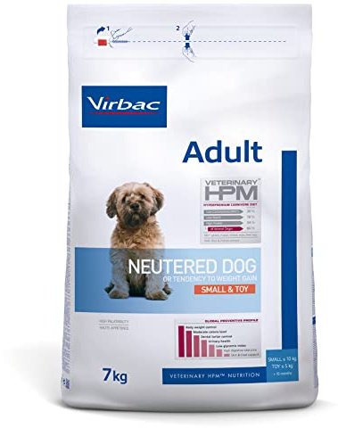 VIRBAC HPM Canine Adult NEUTERED SMALL Toy 7KG