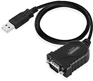 Eminent EM1016 0.6m USB A RS-232 Negro - Cable de serie