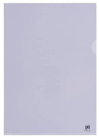 Oxford Akten-Hüllen A4, matt, pvc, oben und seitlich offen, 100 Stück