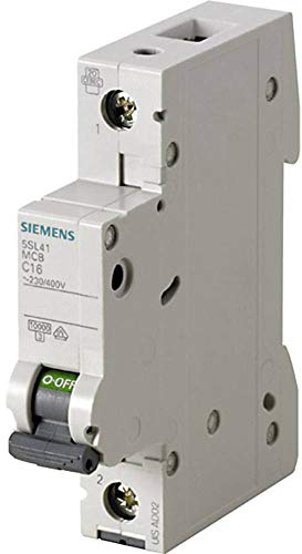 Siemens 5sl4 – Leitungsschutzschalter 10 kA curva-b 1 Polo 6 A 70 mm Mehrfarbig