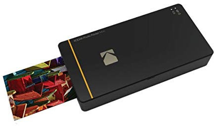 Kodak - Mini Stampante Fotografica portatile Wi-Fi & NFC per formato 2.1 x 3.4, con tecnologia di stampa in sublimazione cromatica brevettata avanzata e uno strato di preservazione delle foto (nero)