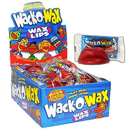 Wack-O-Wax Wax Lips Candy 24 Pk.