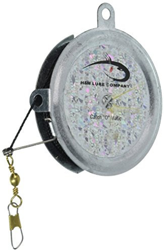 H&H Catch-O-Matic Auto Angelrolle Jo-Jo mit hoher Sichtbarkeit Chartreuse Nylonschnur Automatische Angelrolle für Wels (12 Pack) Grün