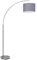 BRILLIANT Lampe Clarie Bogenstandleuchte 1, 8m eisen/grau | 1x A60, E27, geeignet für Normallampen (nicht enthalten) | Mit Fußschalter