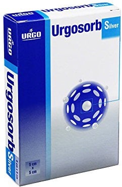 Urgosorb Silver 5x5 cm Kompressen