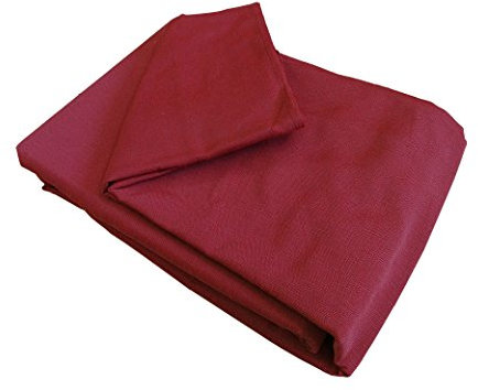 Zebra Textil 21469 Sofaüberwürf Beret Ottomane Links, Rot
