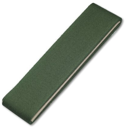 Baumwoll-Nahtband 30mm olivgrün, 2m