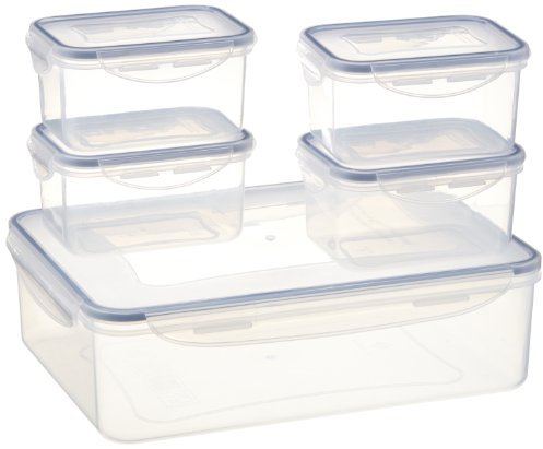 Camp 4 Frischhaltedosen 5er-Set, transparent, 94051