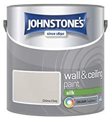 Johnstone's 306573 Vinyl Silk Emulsion - China Clay,2.5