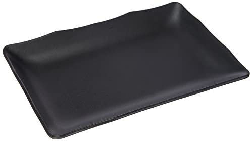 LACOR - 63374 - Fuente De Melamina Rectangular 25x17x3 cm - Negro